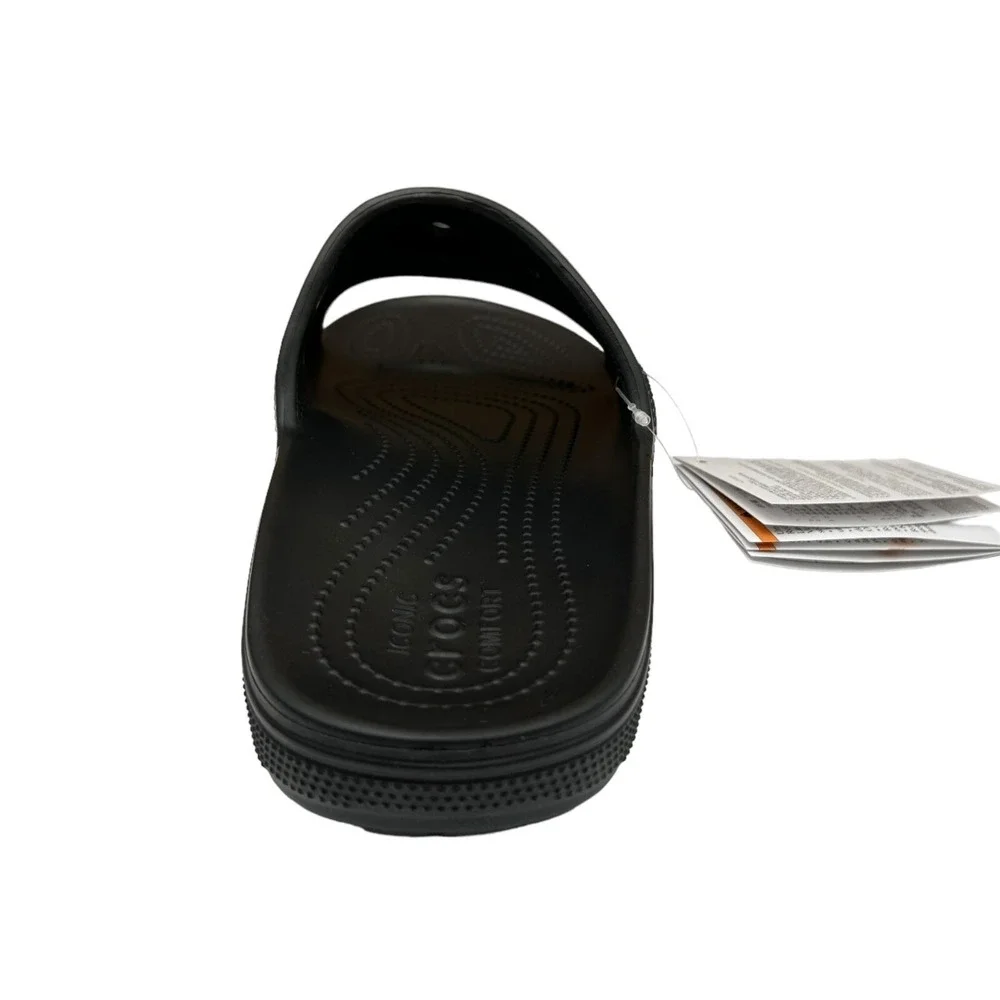 Crocs Baya II Mens Slide‎ Sandals Size 11 Black Lightweight Water Friendly